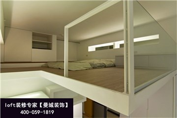 40平米loft旭辉U天地酒店式公寓装修也能装修出大宅范